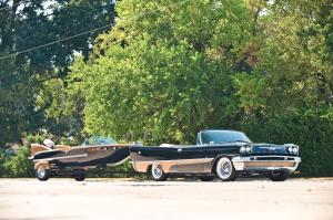 DeSoto Adventurer Replica Convertible with Duofoil Boat and Trailer 1957 года